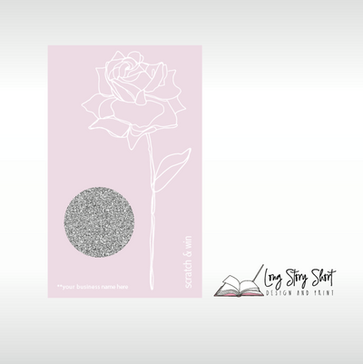 The Pastel Botanical Customer Loyalty Scratch Cards Collection