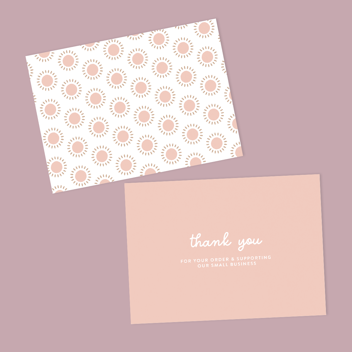 The Unboxing Experience Thank You Cards Design Five