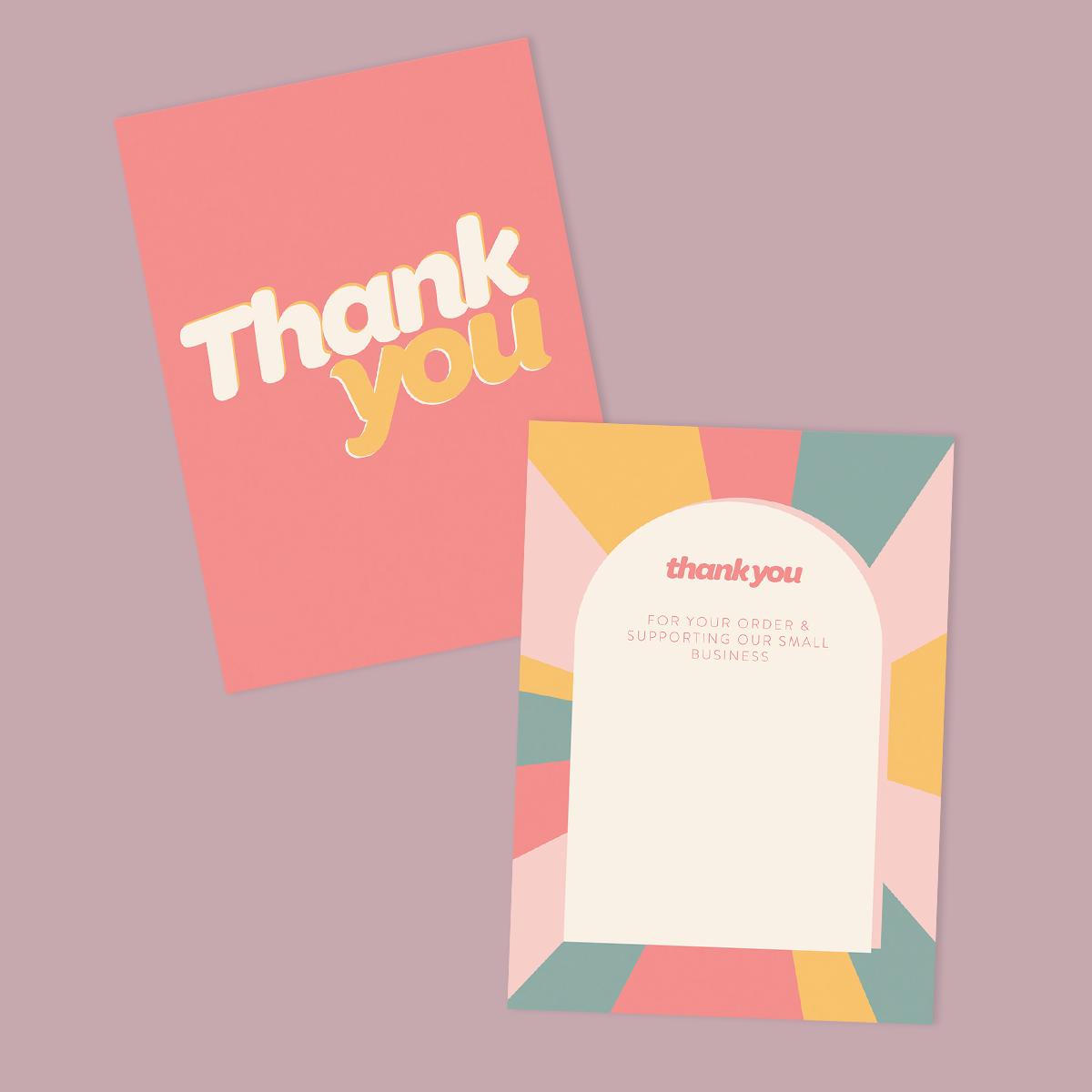 The Unboxing Experience Thank You Cards Design Four – Long Story Short ...