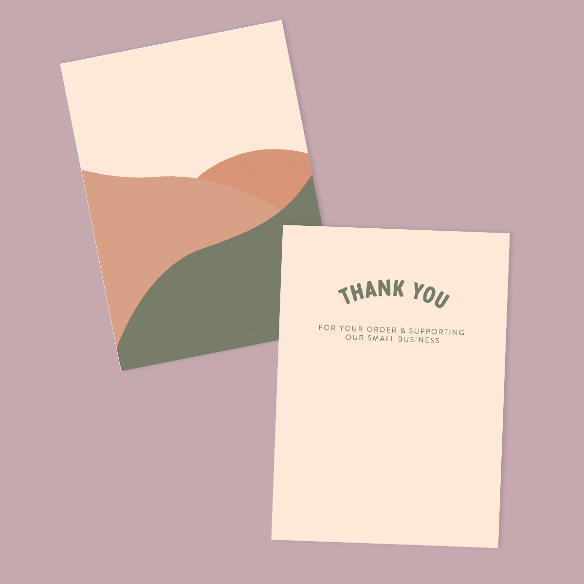 The Unboxing Experience Thank You Cards Design Six
